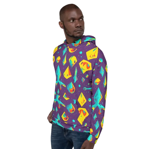 Cascading Prism on a Hoodie