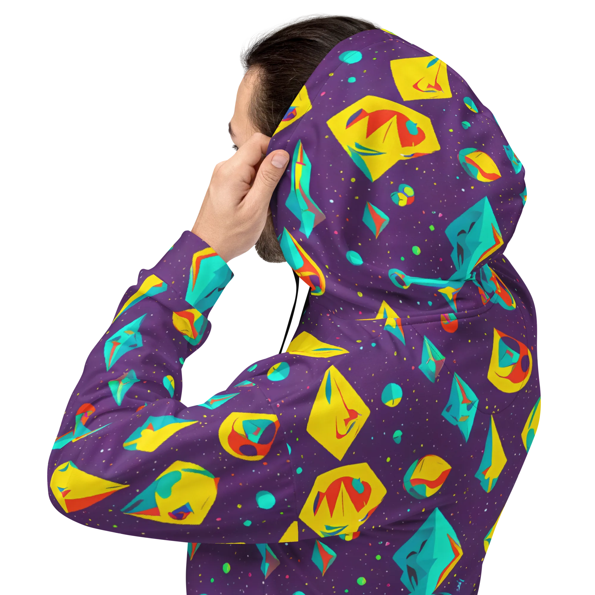 Cascading Prism on Hoodie — Back