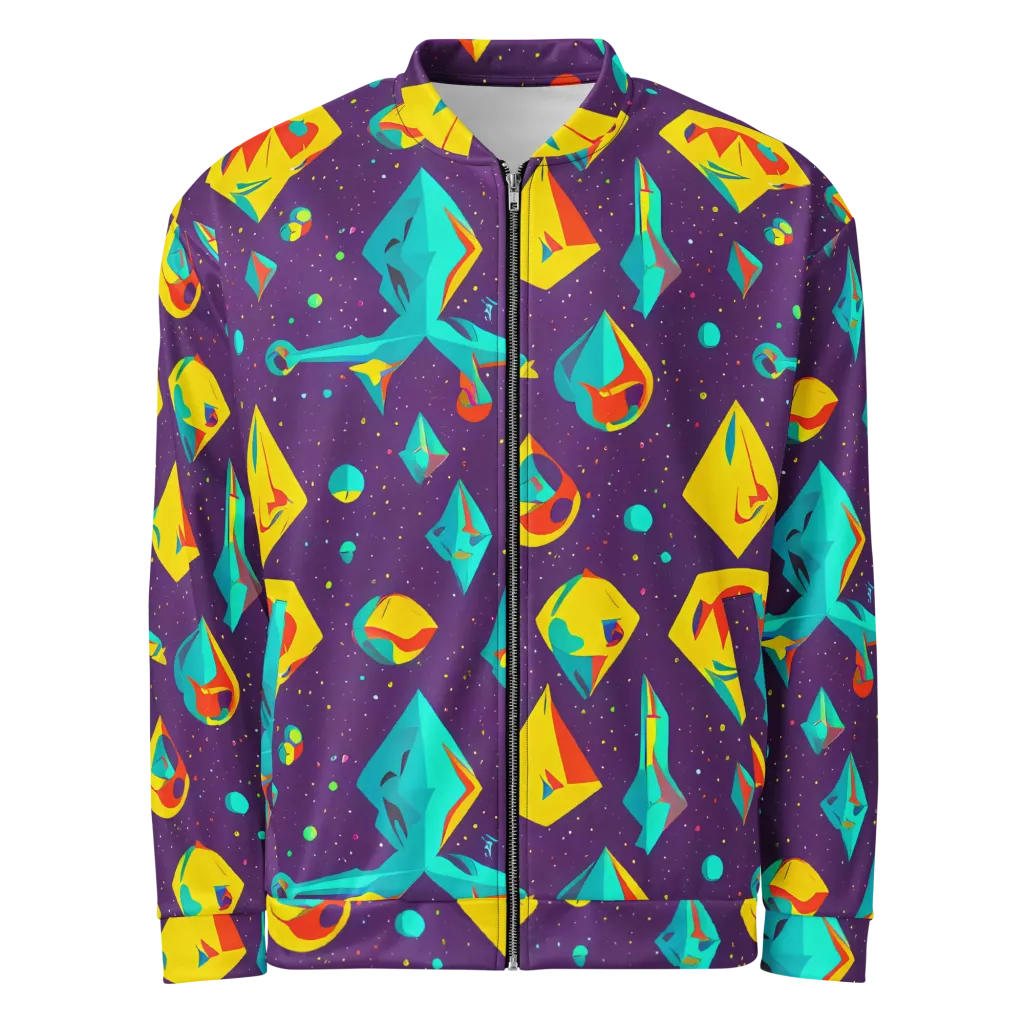 Cascading Prism on Bomber Jacket — Front