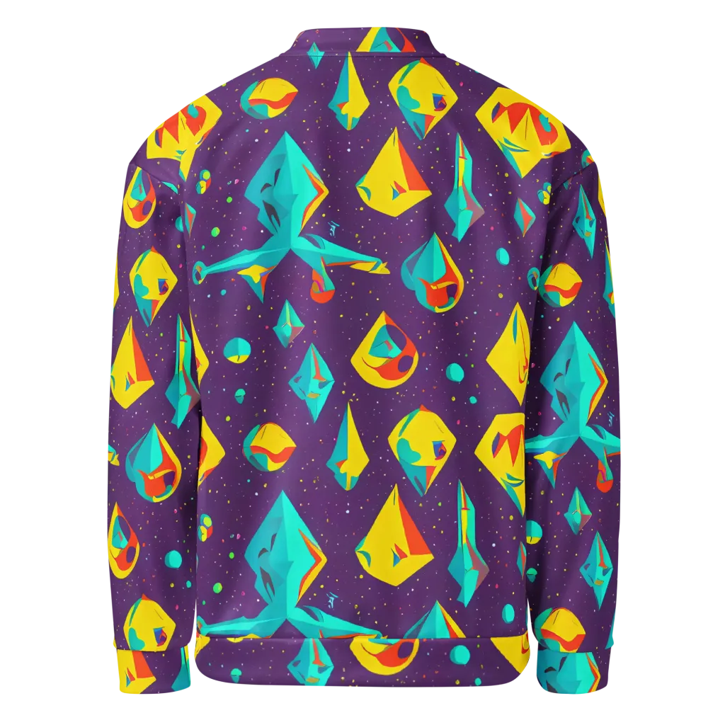 Cascading Prism on Bomber Jacket — Back