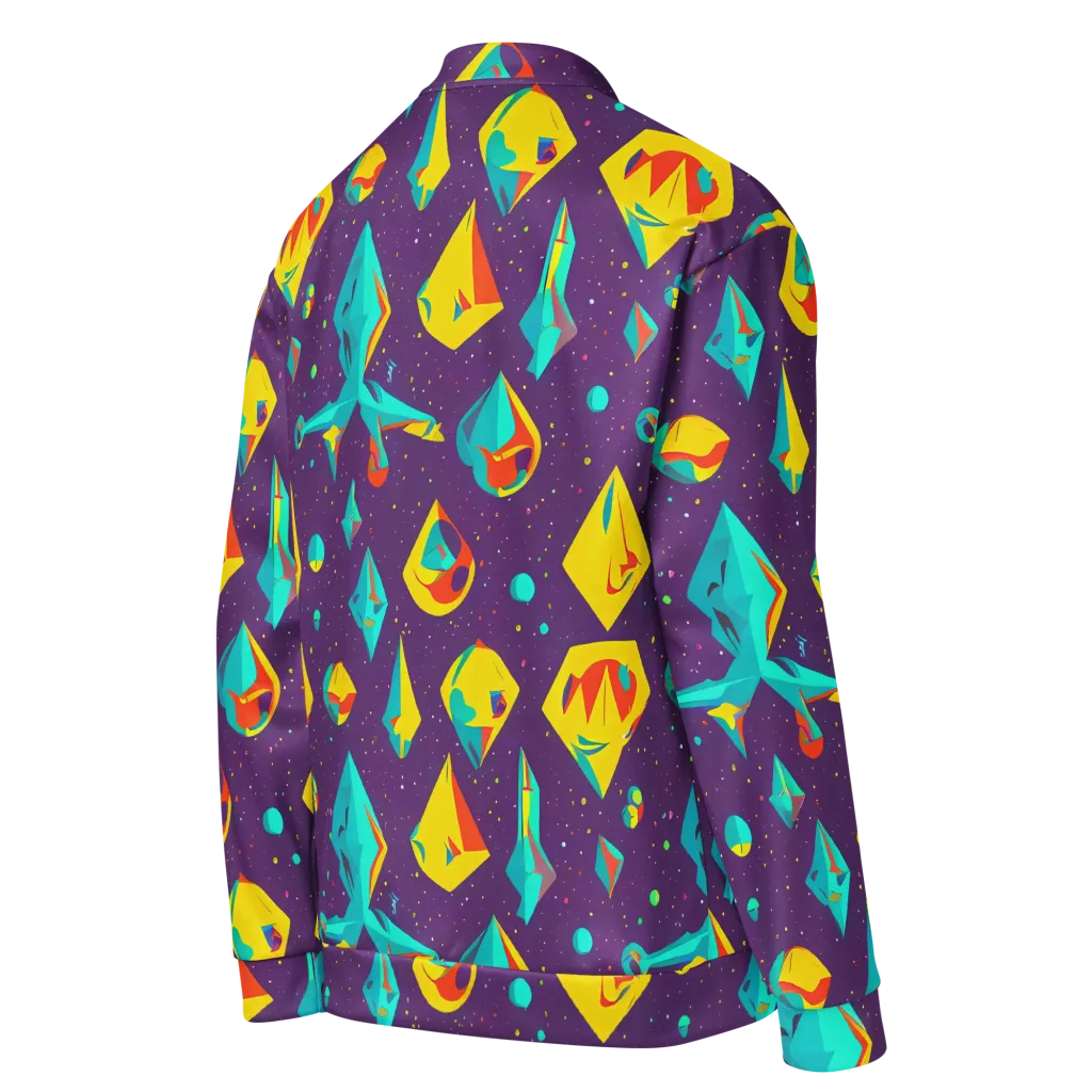 Cascading Prism on Bomber Jacket — Right Back