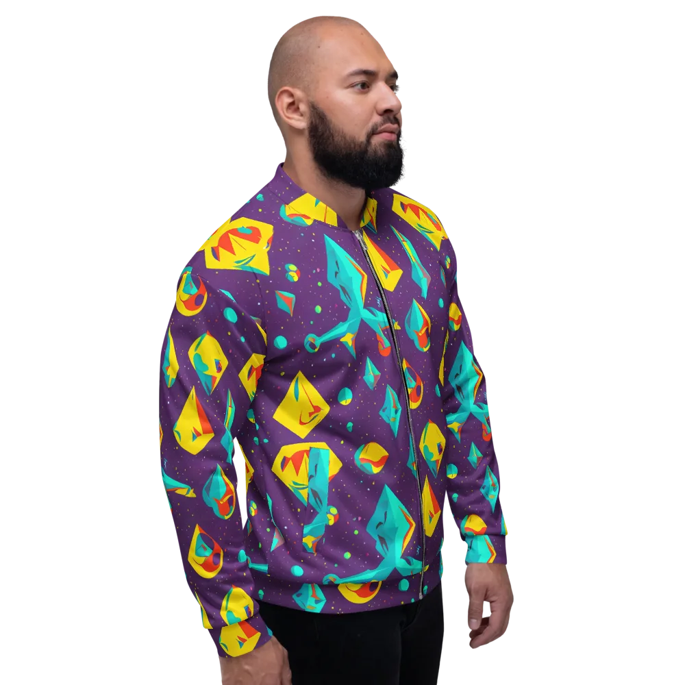 Cascading Prism on Bomber Jacket — Right