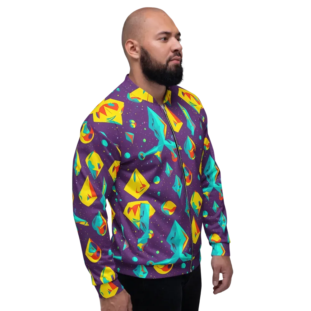 Cascading Prism on Bomber Jacket — Right