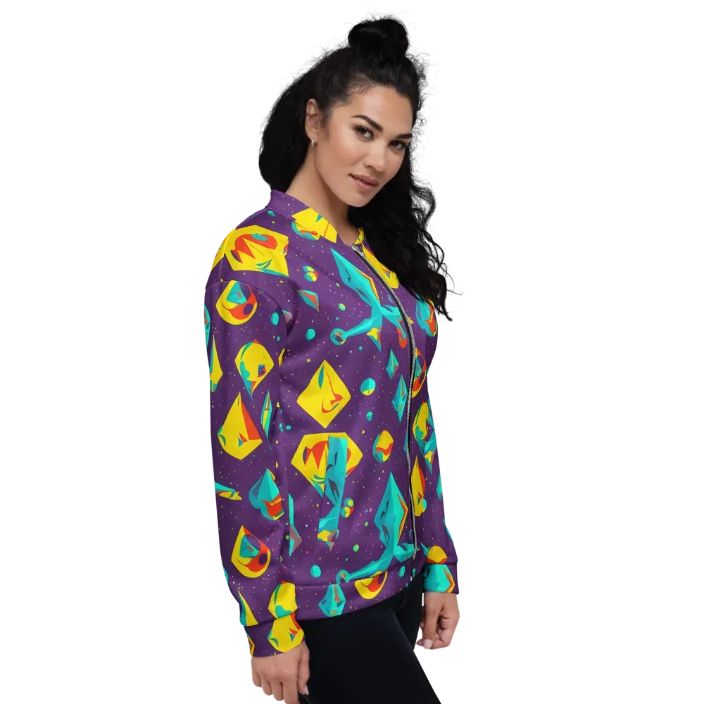Cascading Prism on Bomber Jacket — Right