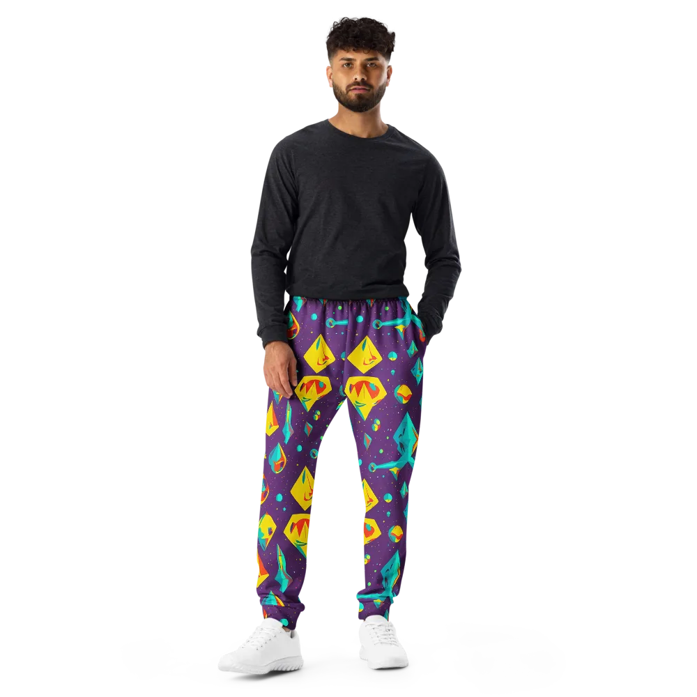 Cascading Prism on Men's Joggers — Front