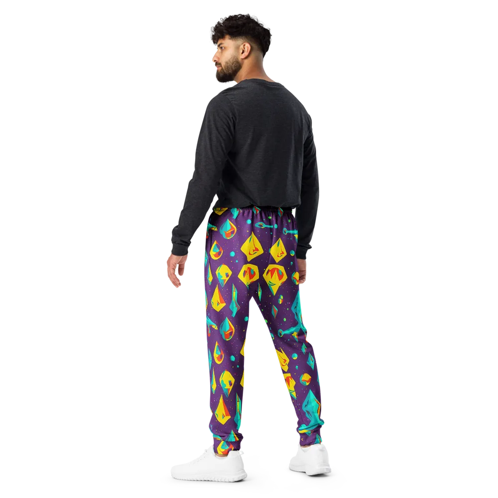 Cascading Prism on Men's Joggers — Back