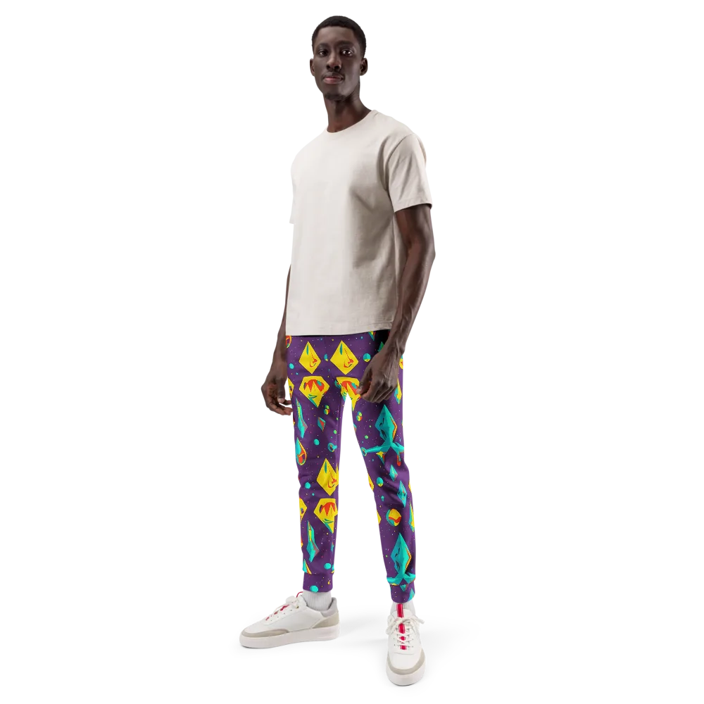 Cascading Prism on Men's Joggers — Front