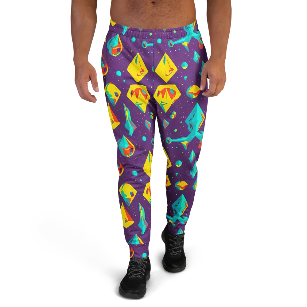 Cascading Prism on Men's Joggers — Front