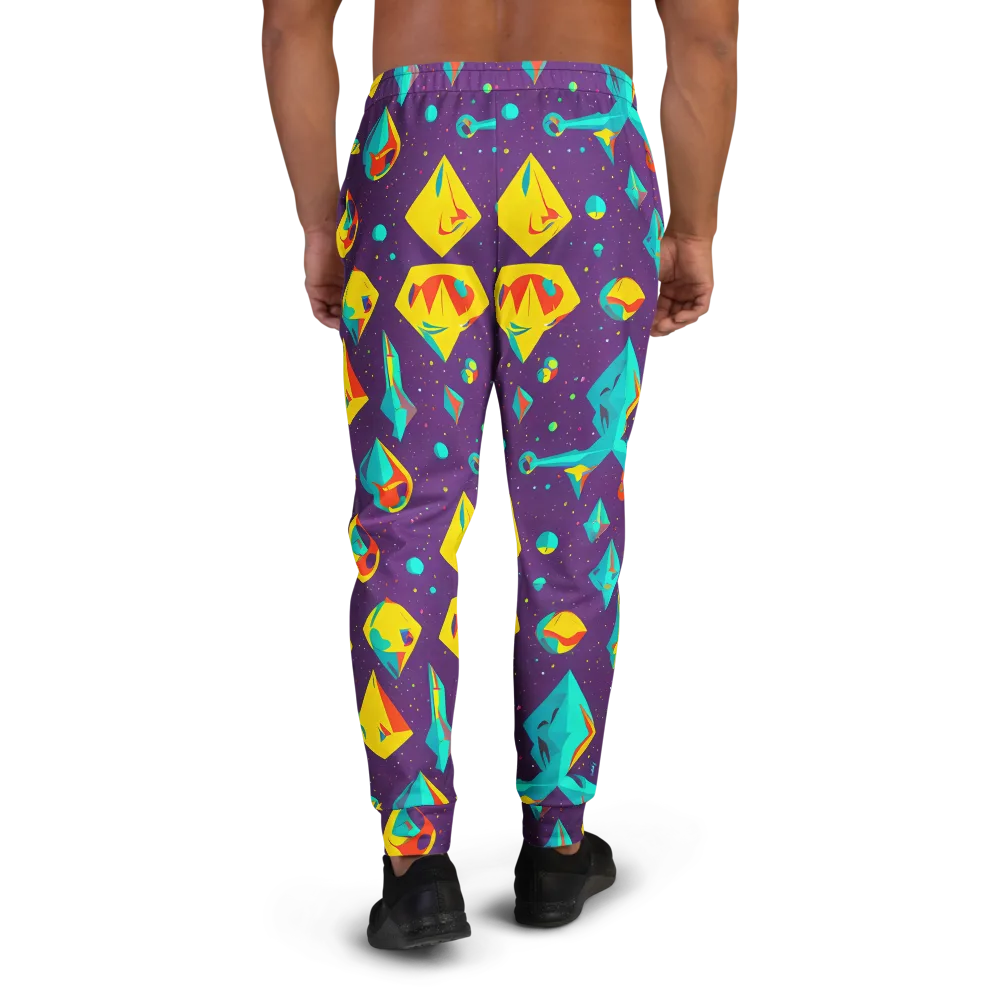 Cascading Prism on Men's Joggers — Back