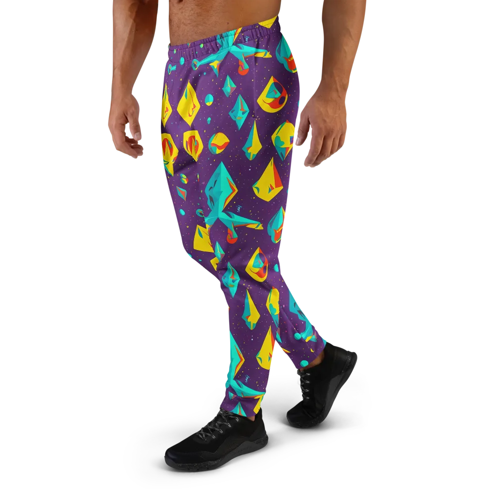 Cascading Prism on Men's Joggers — Left