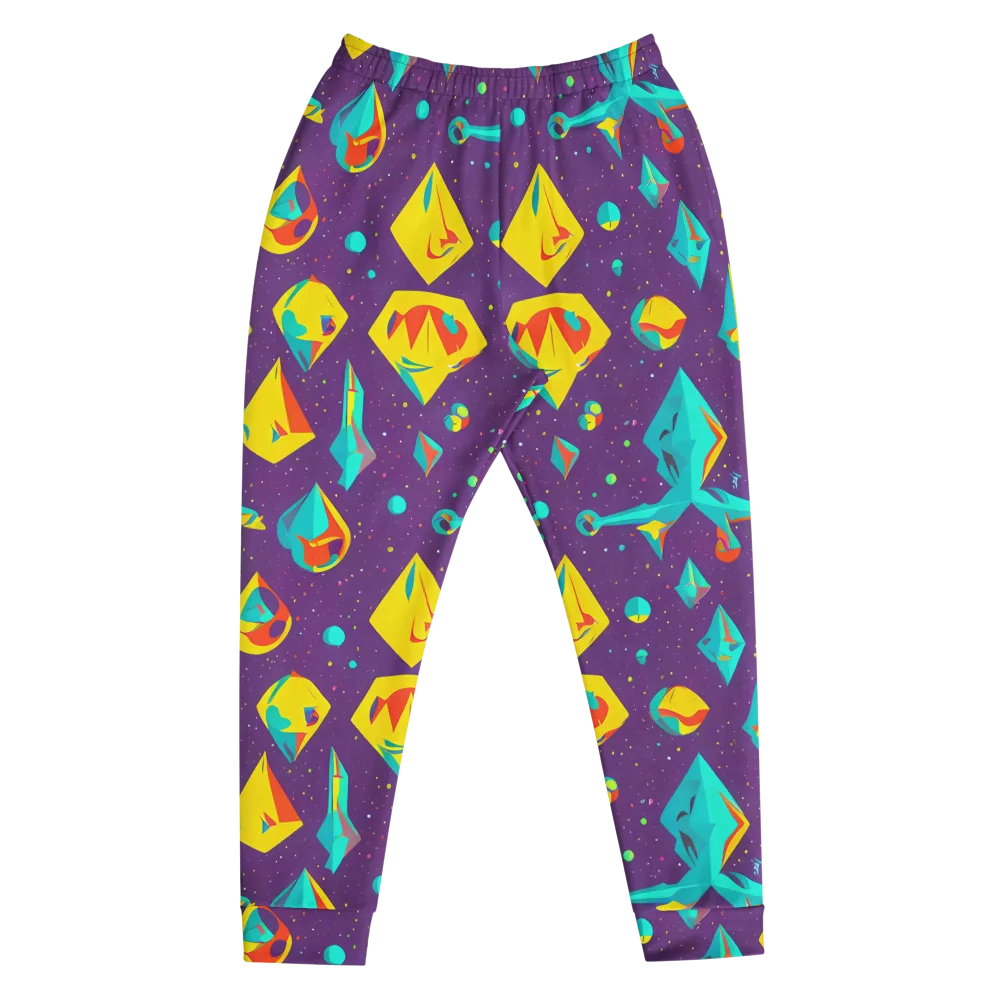 Cascading Prism on Men's Joggers — Front