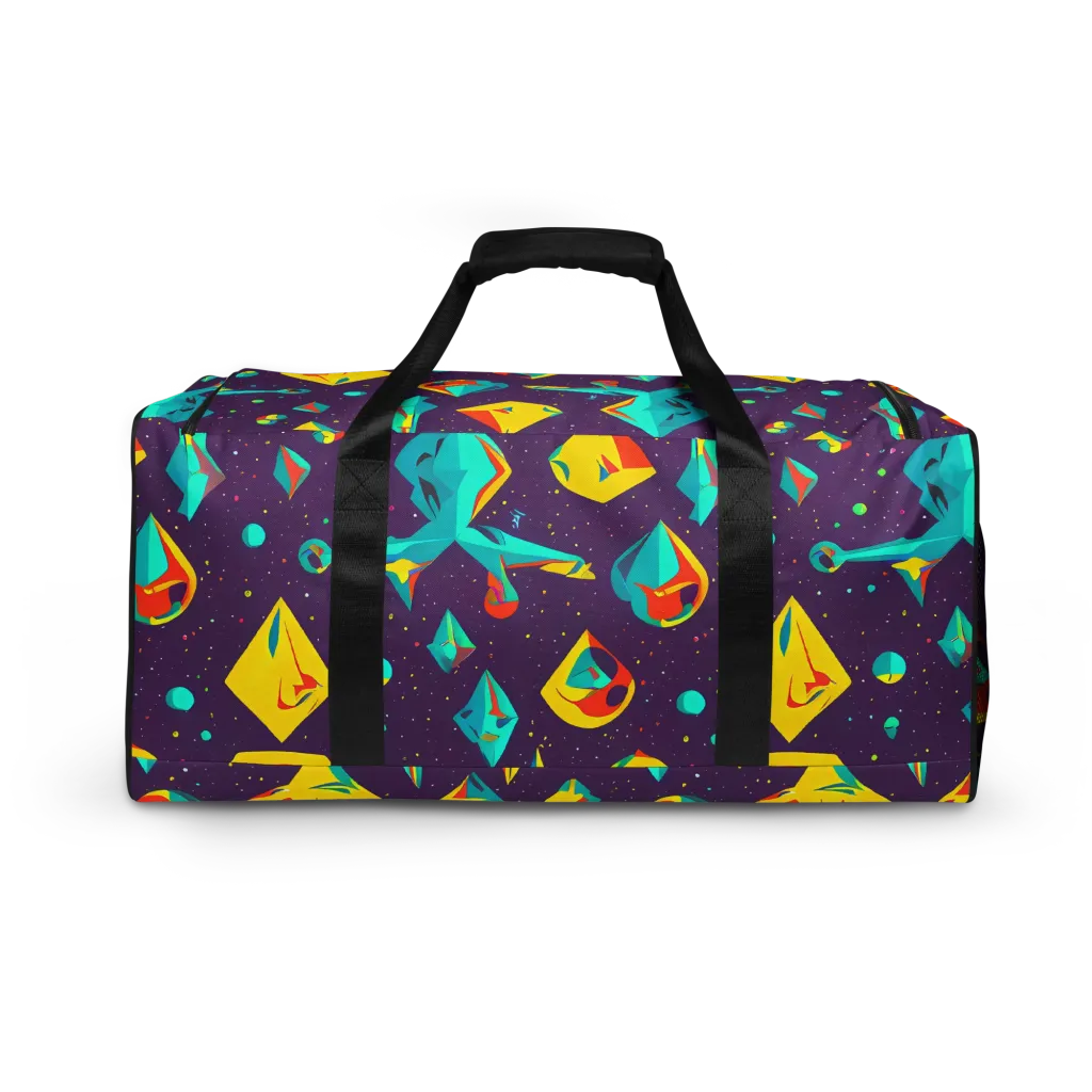 Cascading Prism on Duffle Bag — Back
