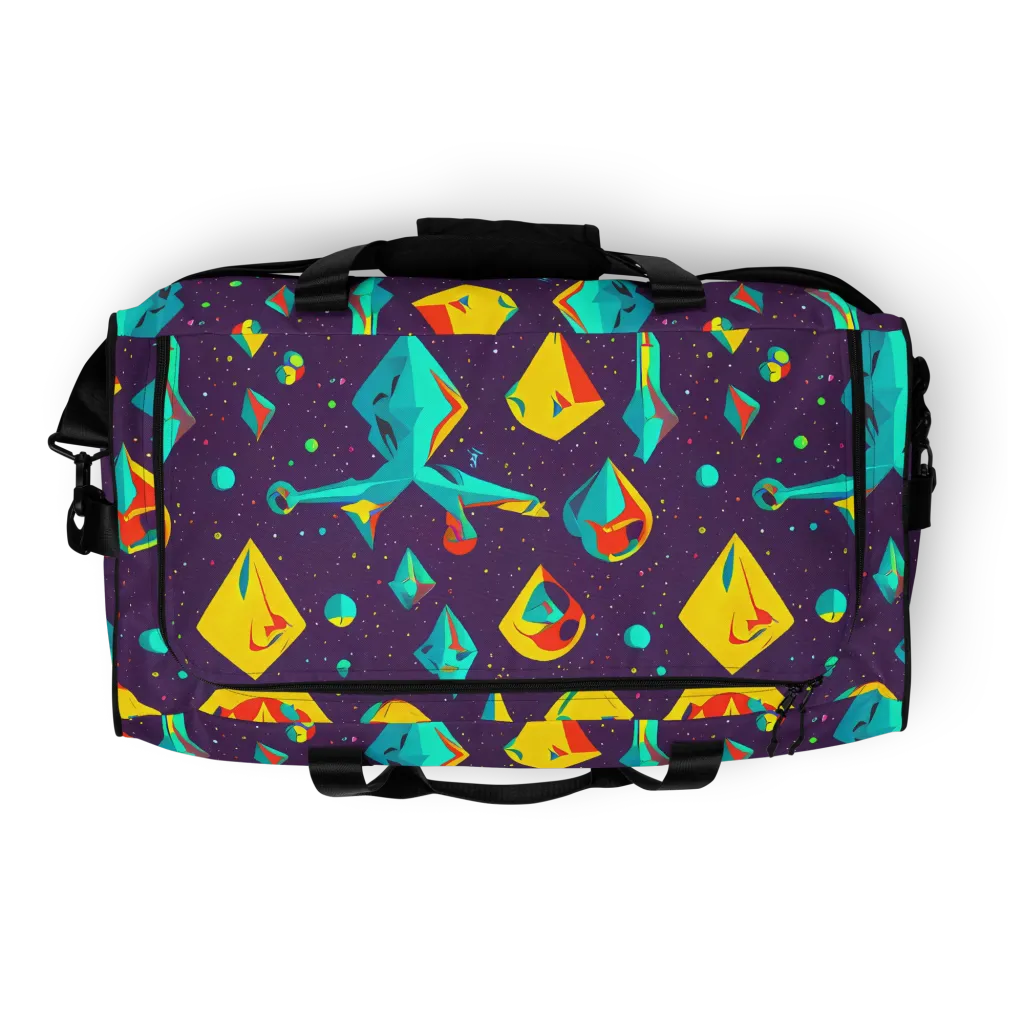 Cascading Prism on Duffle Bag — Top