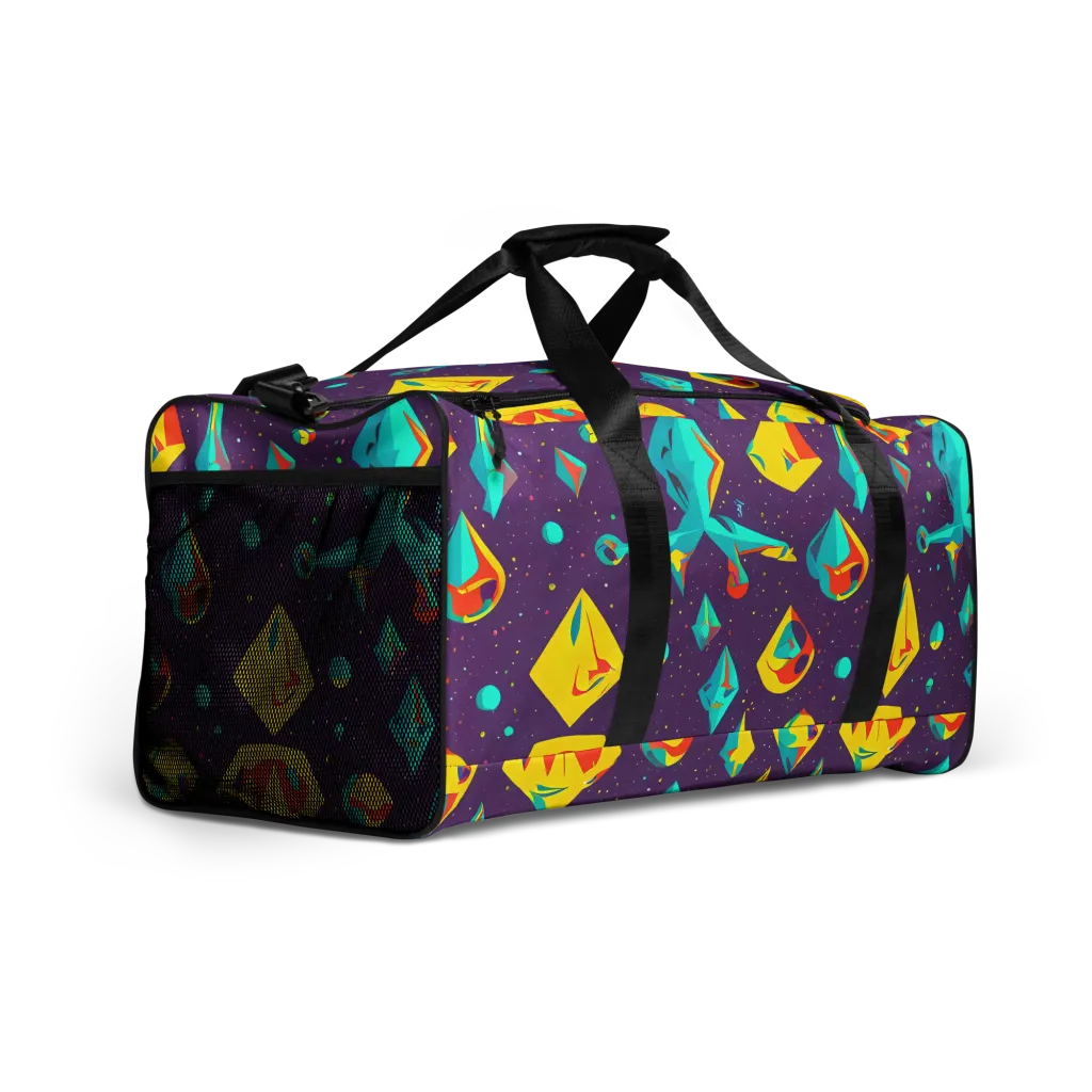 Cascading Prism on Duffle Bag — Right Front