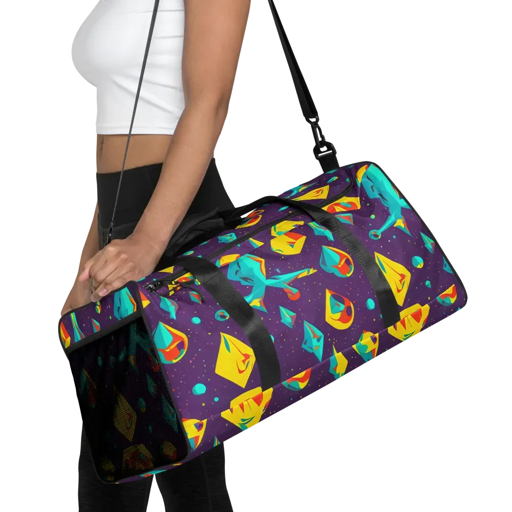 Cascading Prism on Duffle Bag — Front