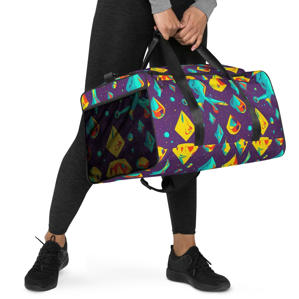 Cascading Prism on Duffle Bag — Right Front