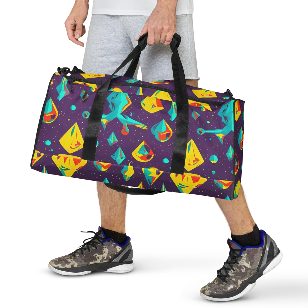 Cascading Prism on Duffle Bag — Front
