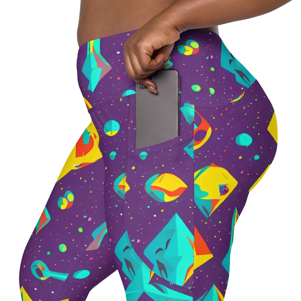 Cascading Prism on Leggings with Pockets — Product details 2