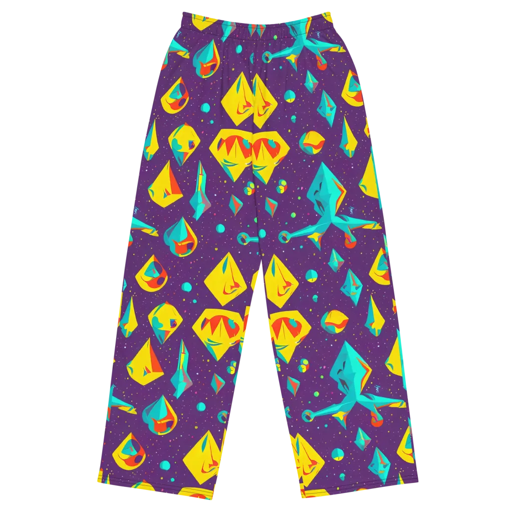 Cascading Prism on Wide-Leg Pants — Front