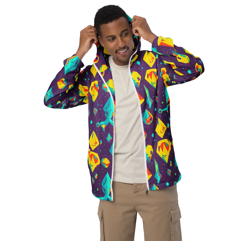Cascading Prism on Men's Windbreaker — Front