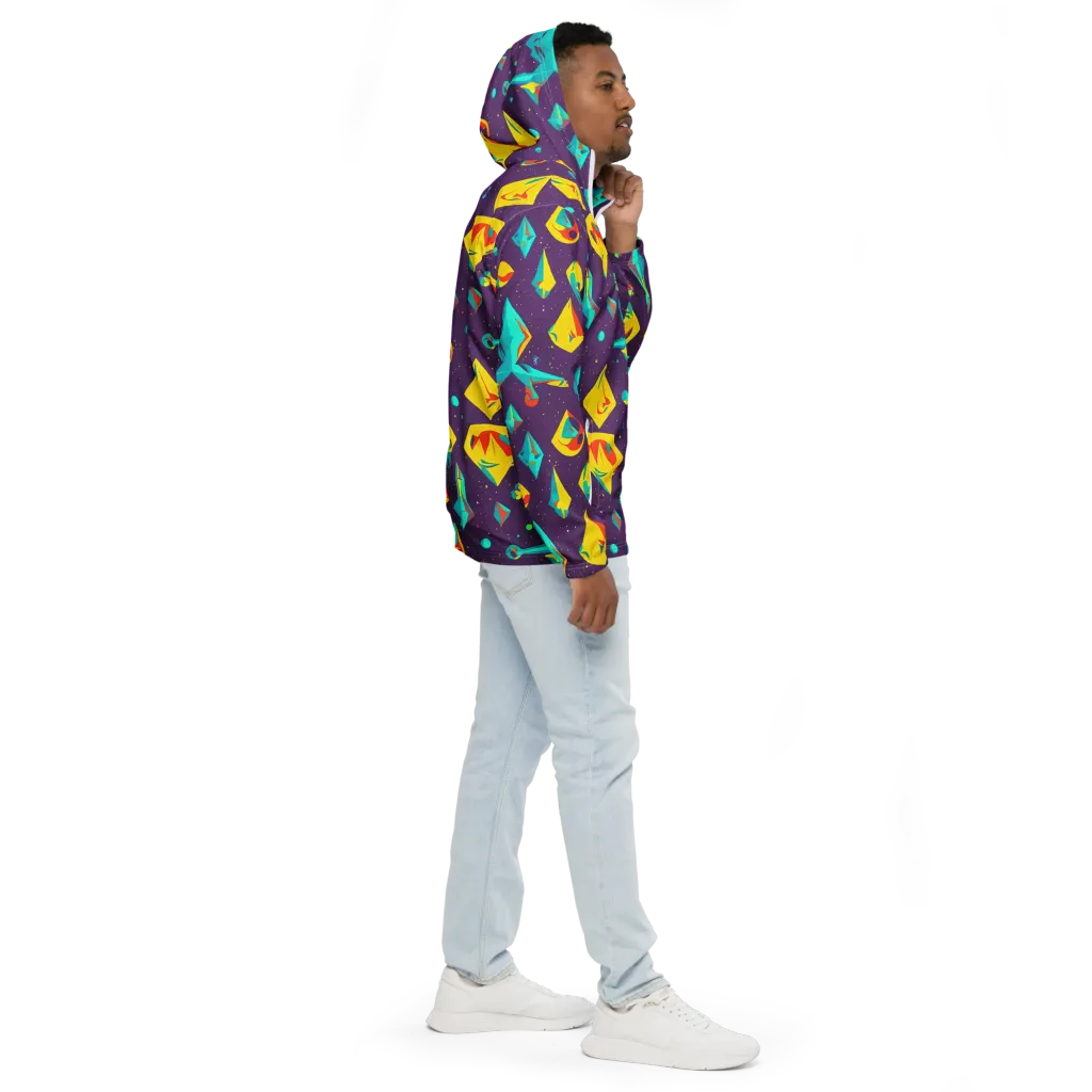 Cascading Prism on Men's Windbreaker — Right