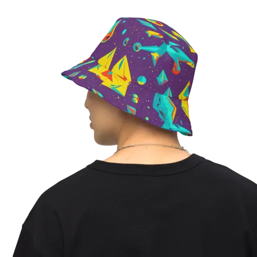 Cascading Prism on a Reversible Bucket Hat