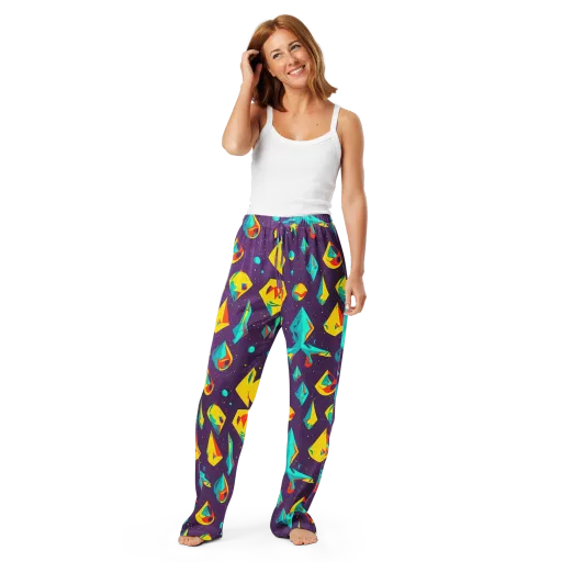 Cascading Prism on a Women's Pajama Pants