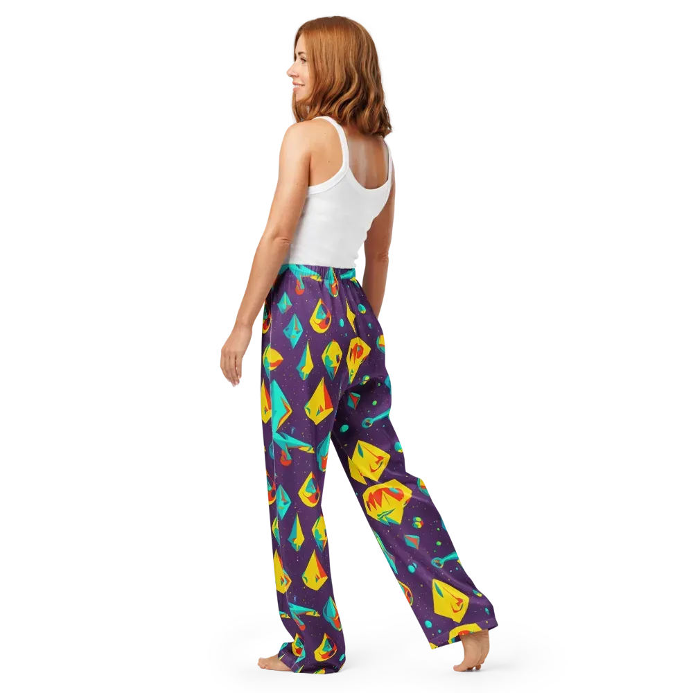 Cascading Prism on Women's Pajama Pants — Back