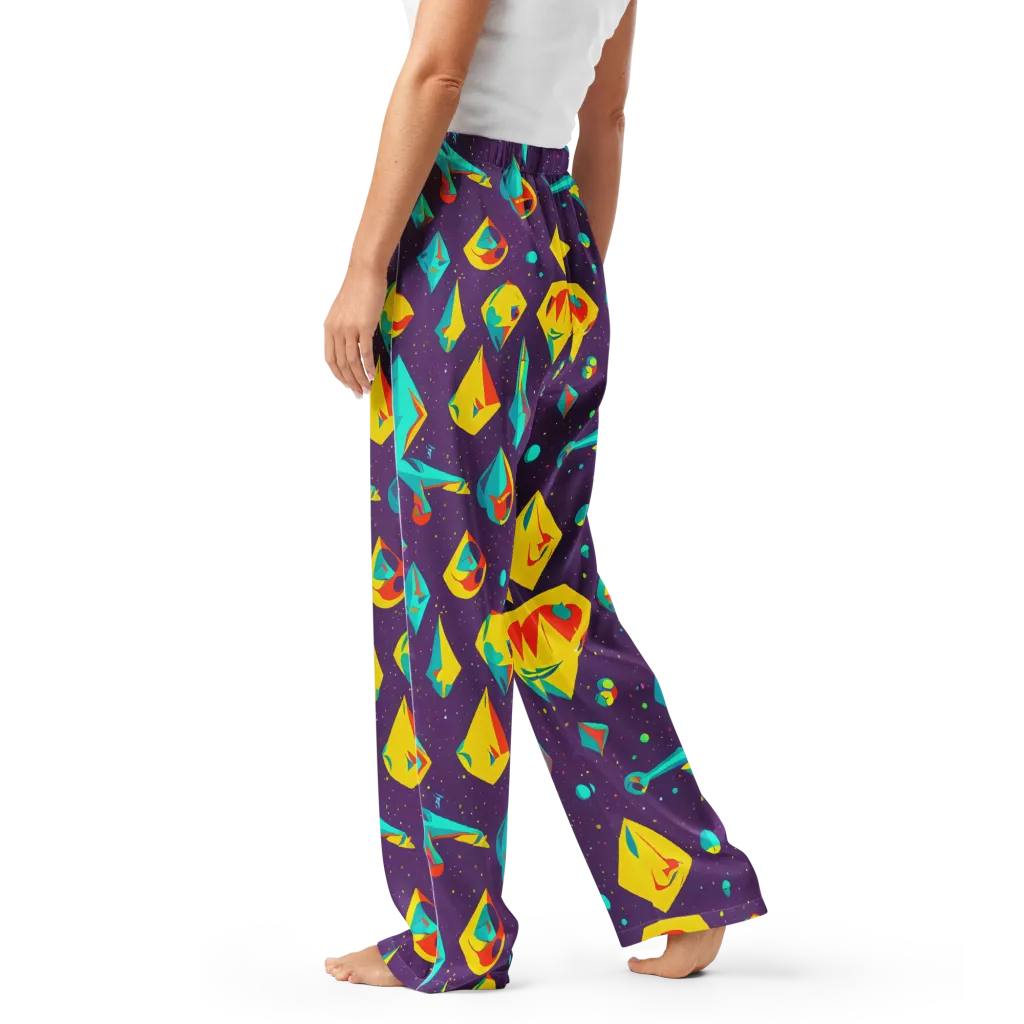 Cascading Prism on Women's Pajama Pants — Left