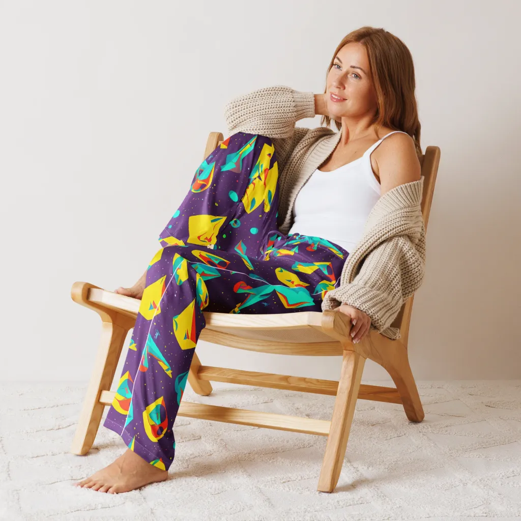 Cascading Prism on Women's Pajama Pants — Front