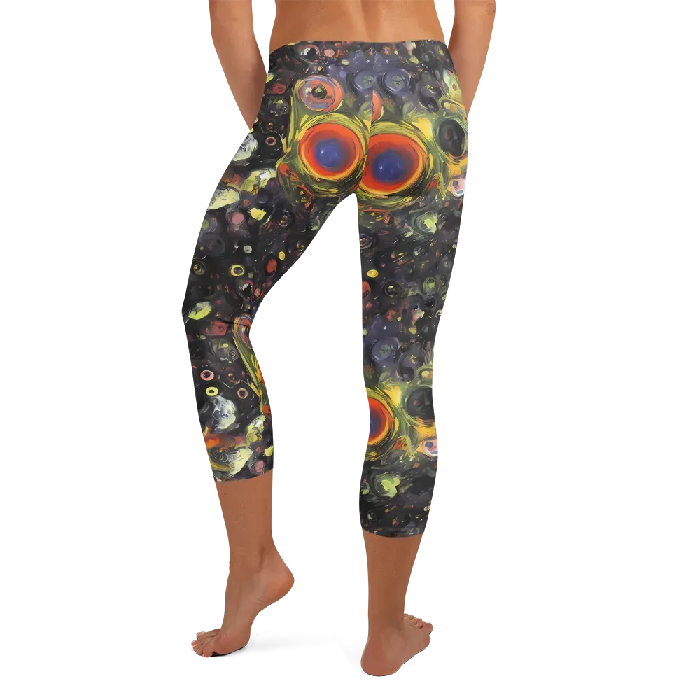 Stellar Spin on Capri Leggings — Back