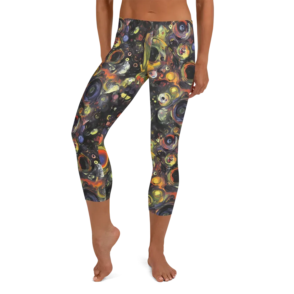 Stellar Spin on Capri Leggings — Front