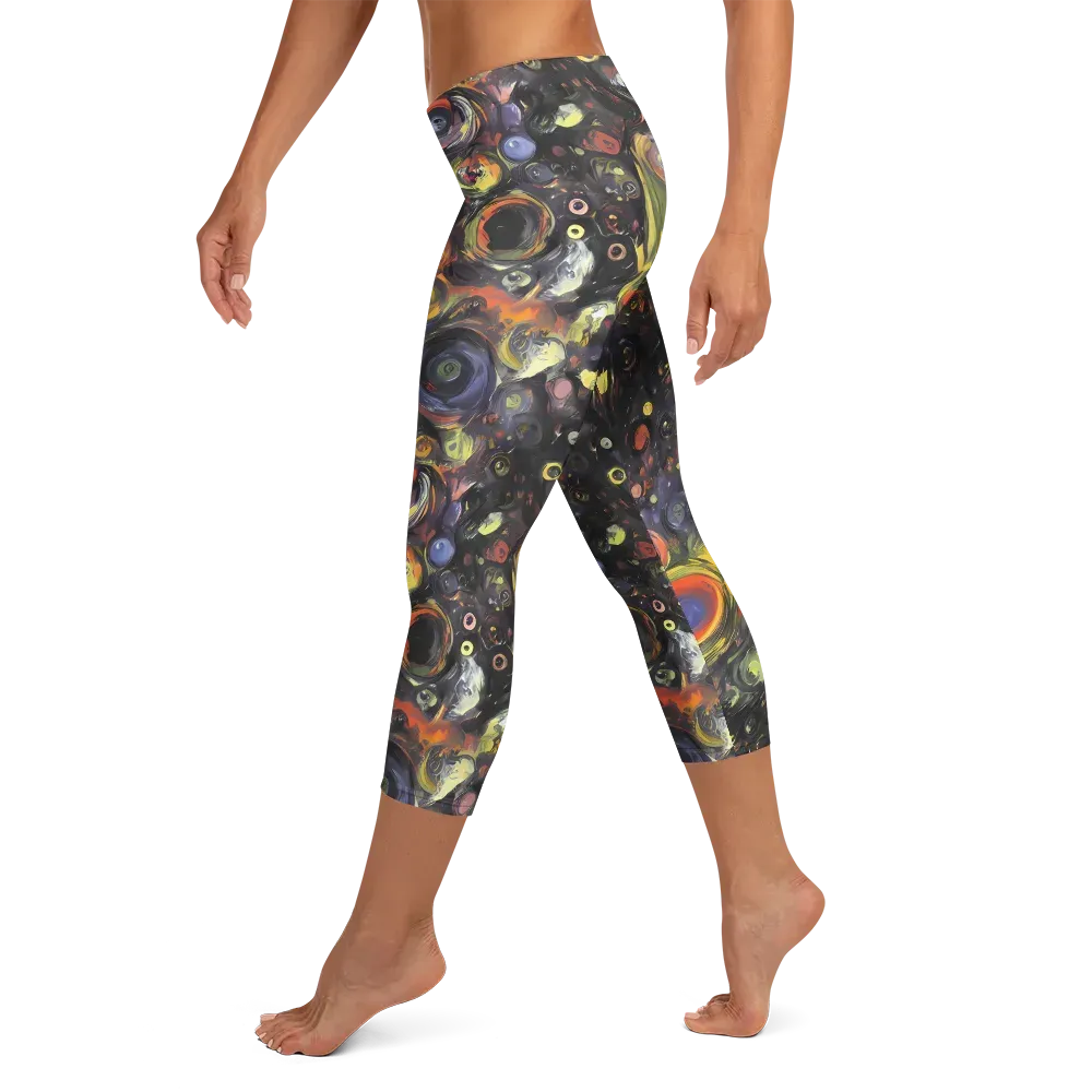 Stellar Spin on Capri Leggings — Left