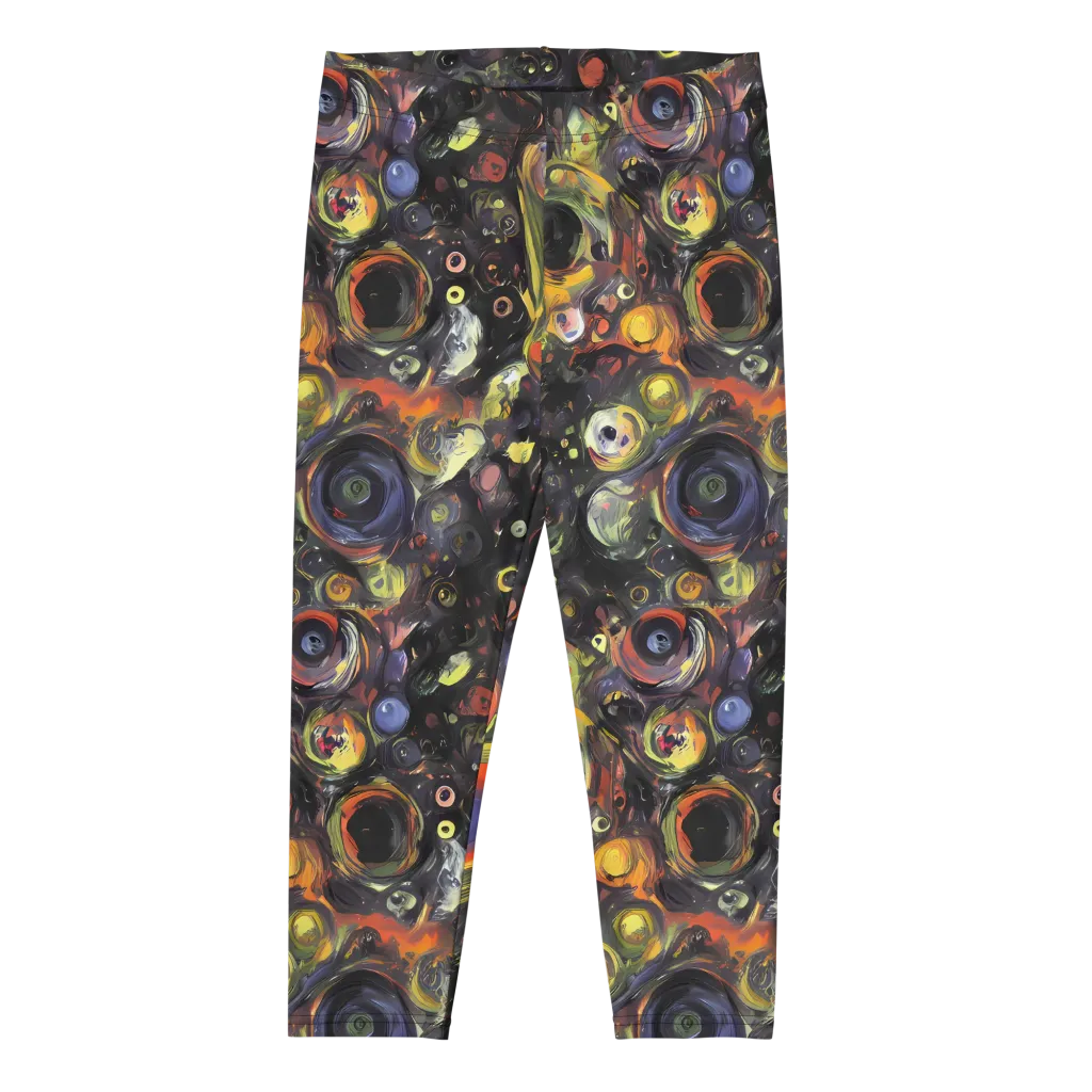 Stellar Spin on Capri Leggings — Front