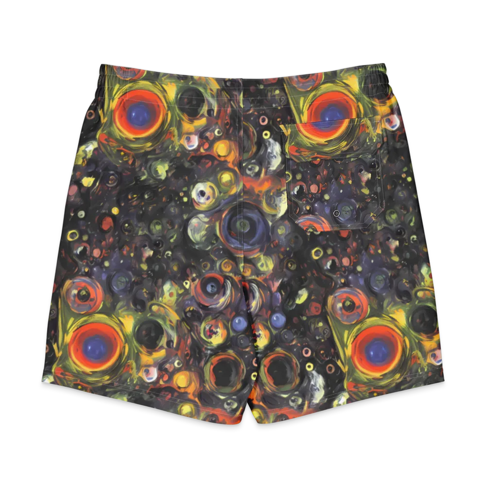 Stellar Spin on Men's Board Shorts — Back