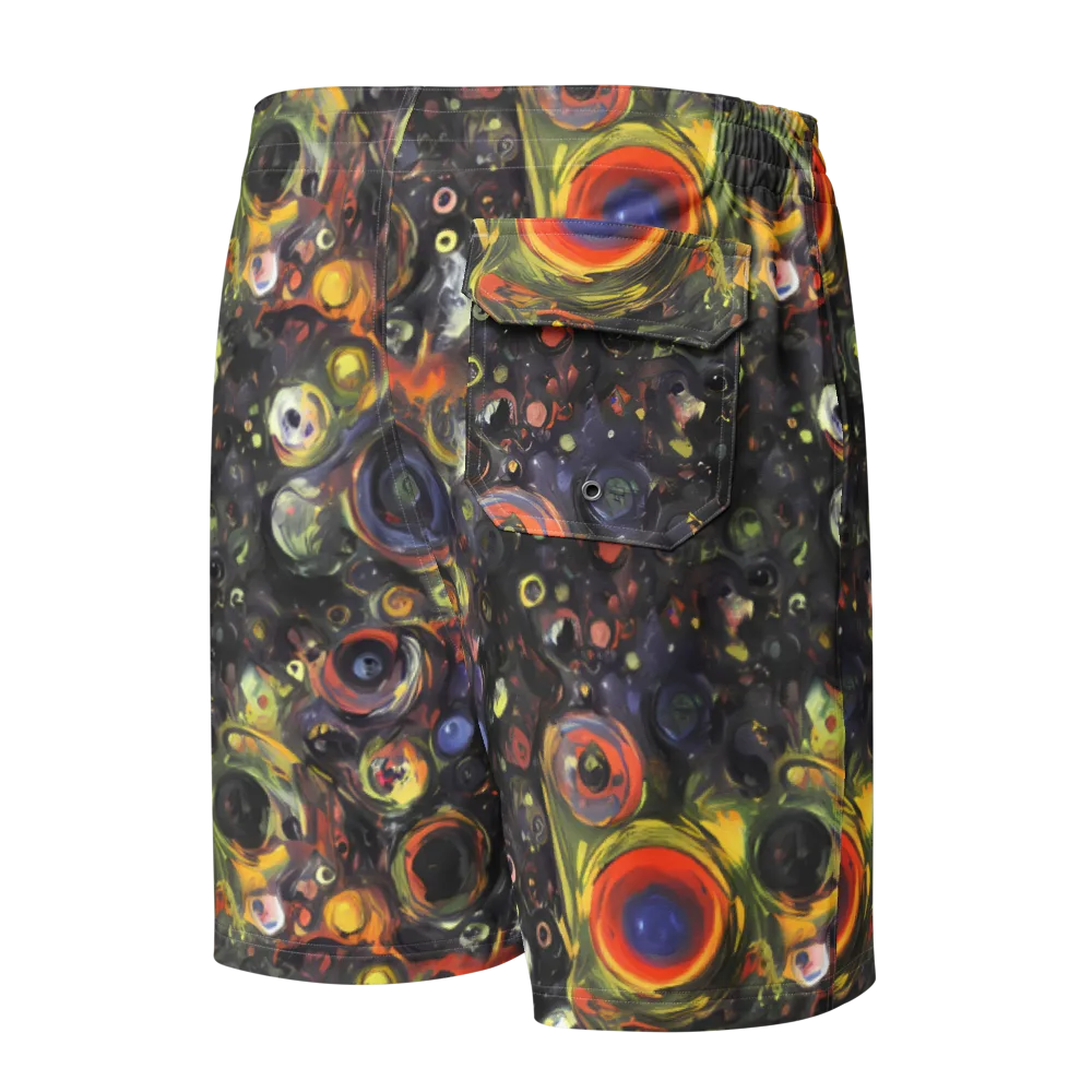 Stellar Spin on Men's Board Shorts — Back