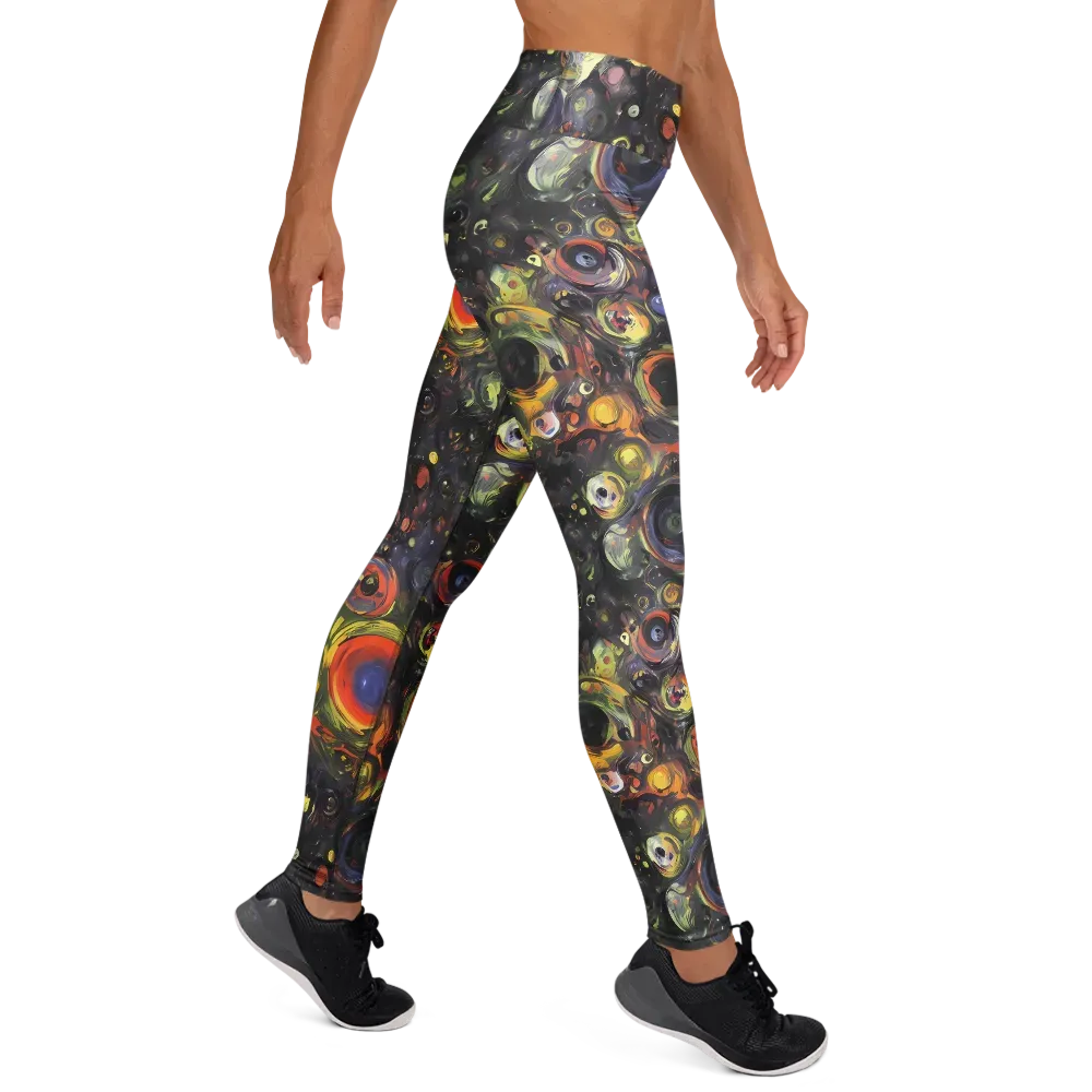 Stellar Spin on Yoga Leggings — Right