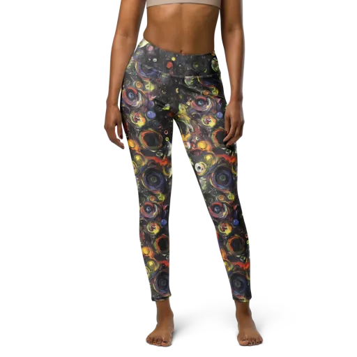 Stellar Spin on a Yoga Leggings