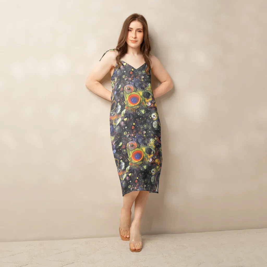 Stellar Spin on Slip Dress — Front