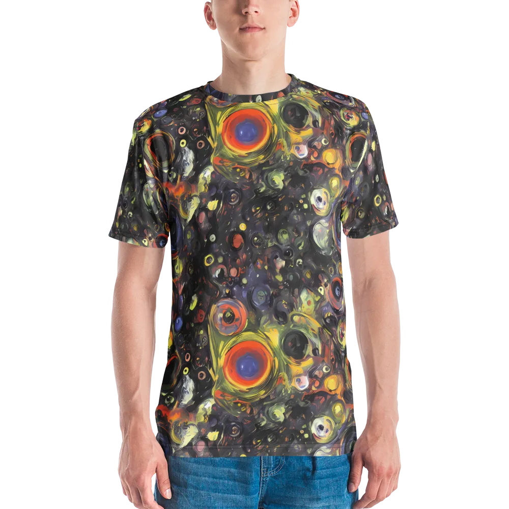 Stellar Spin on Men's Crew Neck T-Shirt — Front