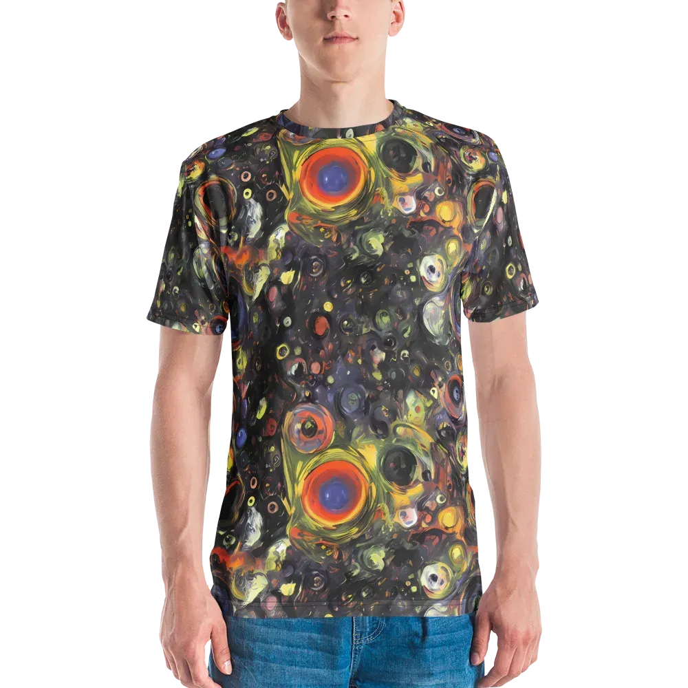 Stellar Spin on Men's Crew Neck T-Shirt — Front