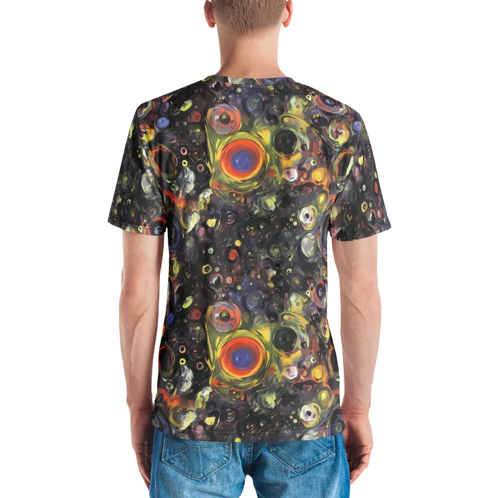 Stellar Spin on Men's Crew Neck T-Shirt — Back