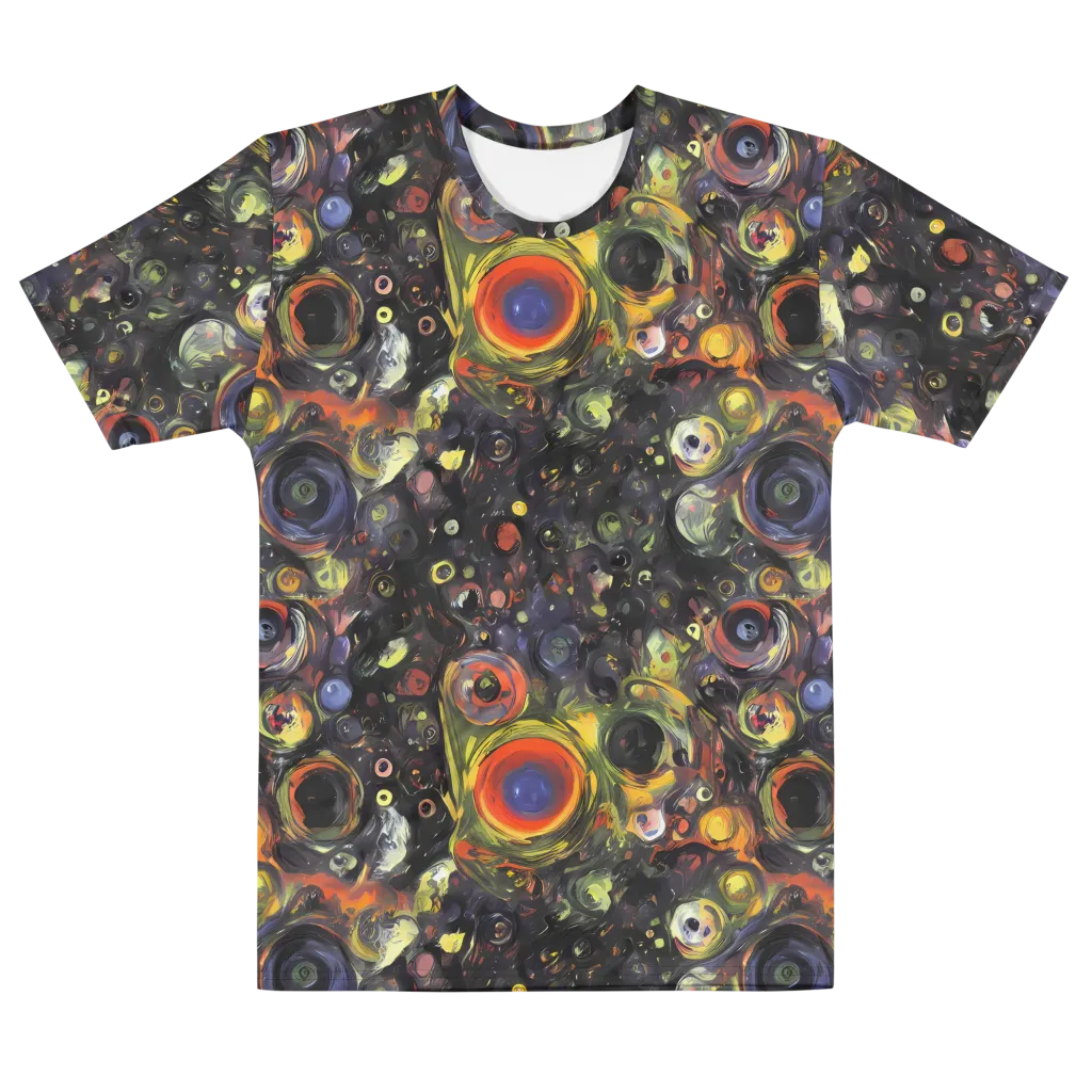 Stellar Spin on Men's Crew Neck T-Shirt — Front
