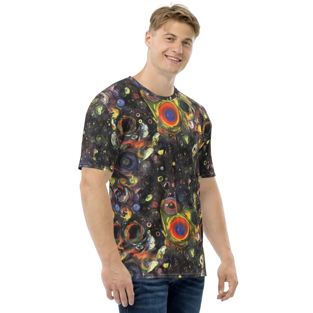 Stellar Spin on Men's Crew Neck T-Shirt — Right