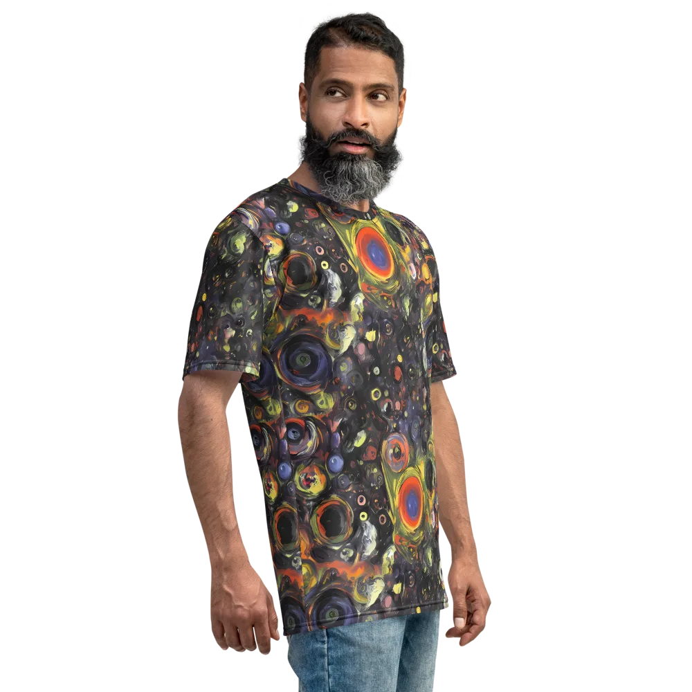 Stellar Spin on Men's Crew Neck T-Shirt — Right