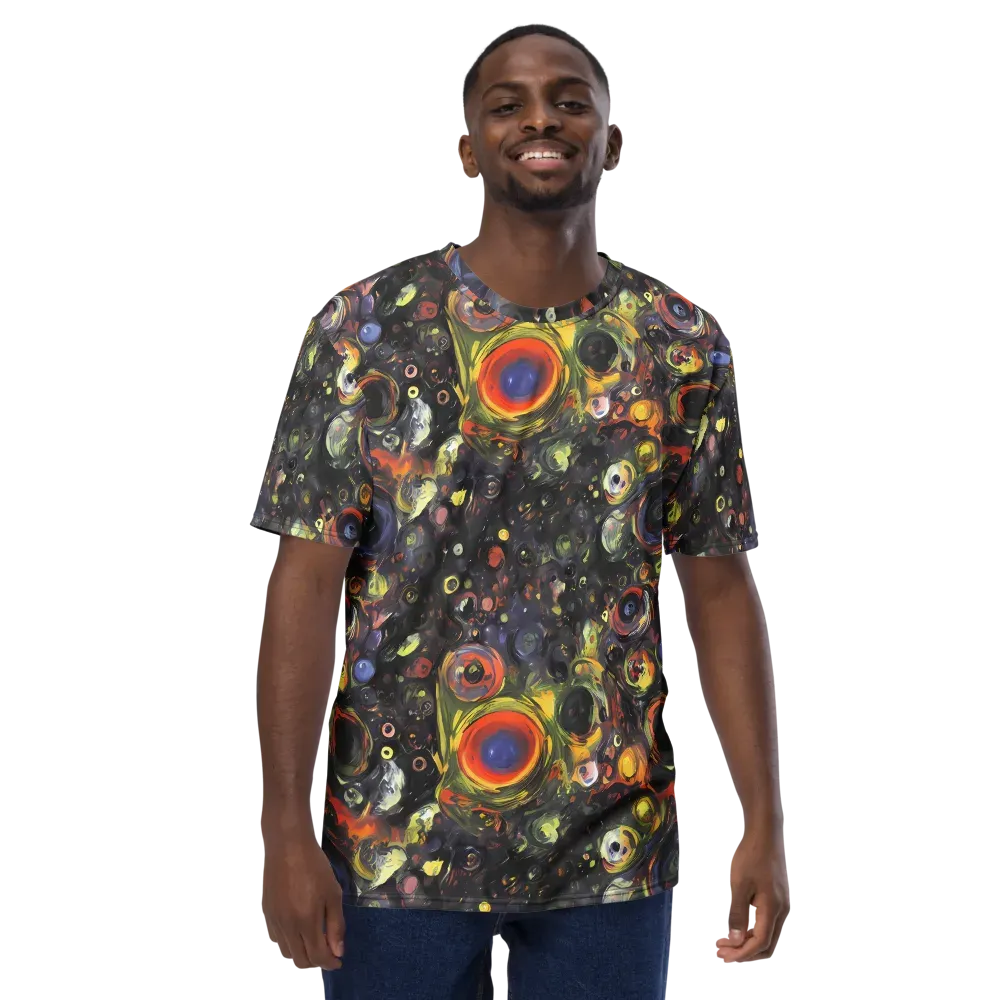 Stellar Spin on Men's Crew Neck T-Shirt — Front