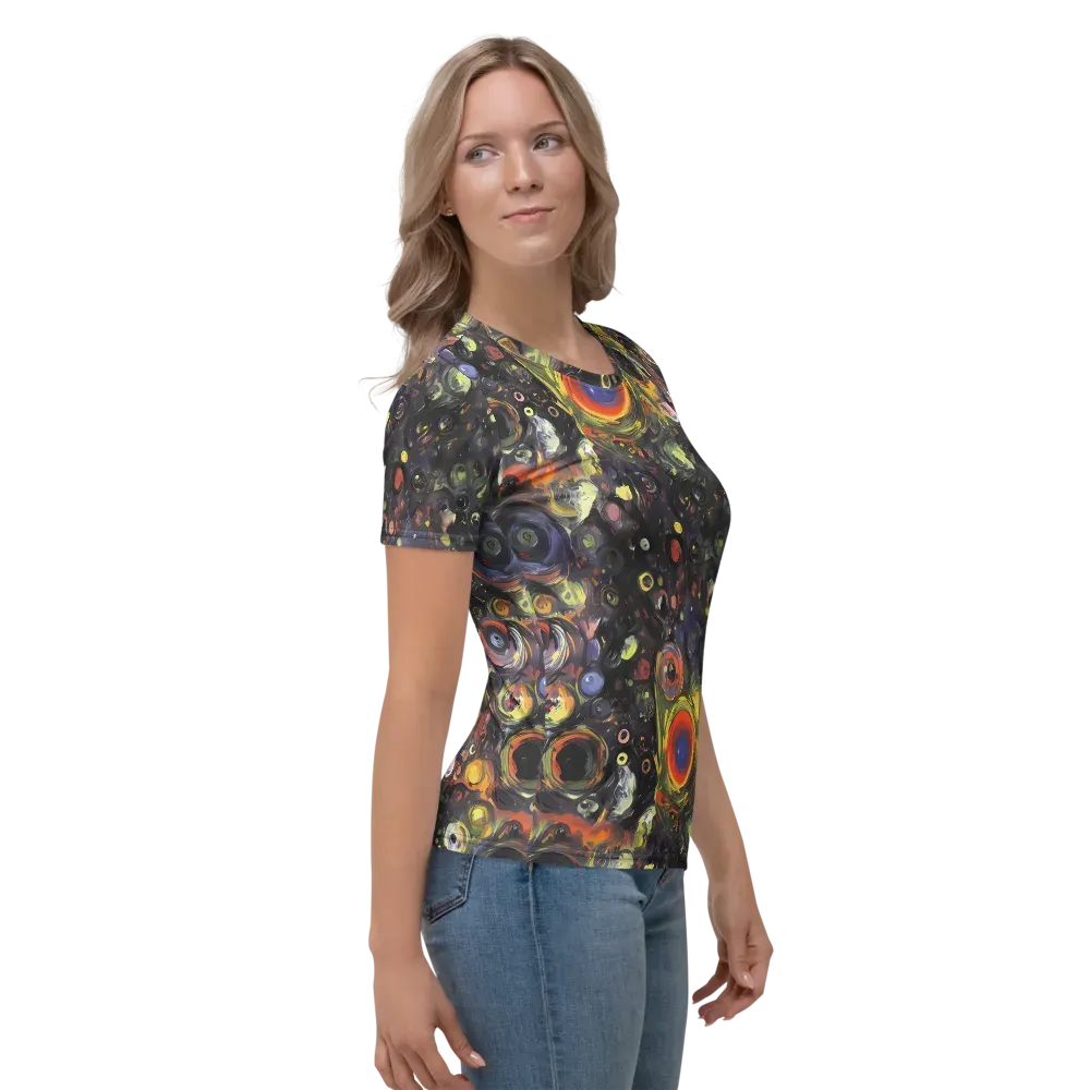 Stellar Spin on Women's Crew Neck T-Shirt — Right