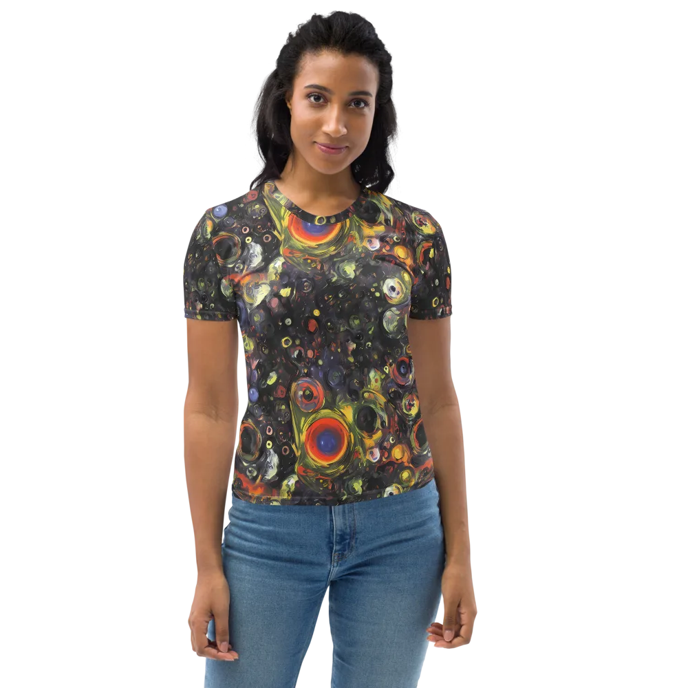 Stellar Spin on Women's Crew Neck T-Shirt — Front