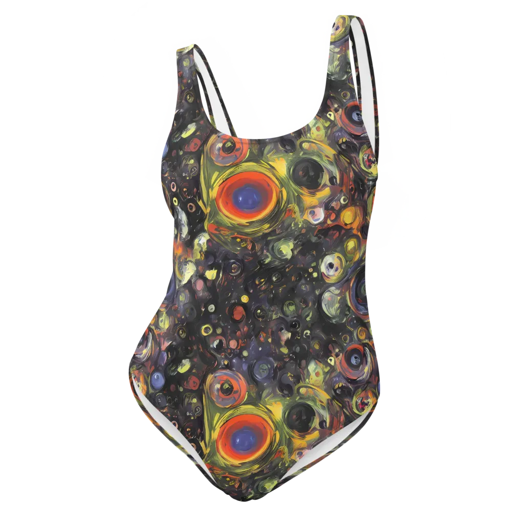 Stellar Spin on One-Piece Swimsuit — Front