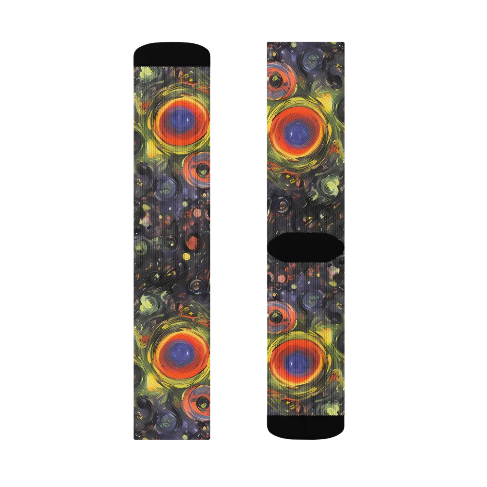 Stellar Spin on Socks — Left Sock